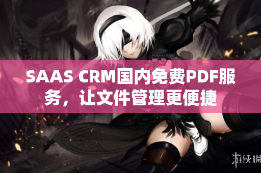 SAAS CRM国内免费PDF服务，让文件管理更便捷