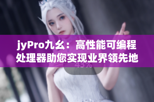 jyPro九幺：高性能可编程处理器助您实现业界领先地位