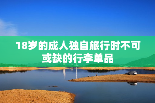 18岁的成人独自旅行时不可或缺的行李单品