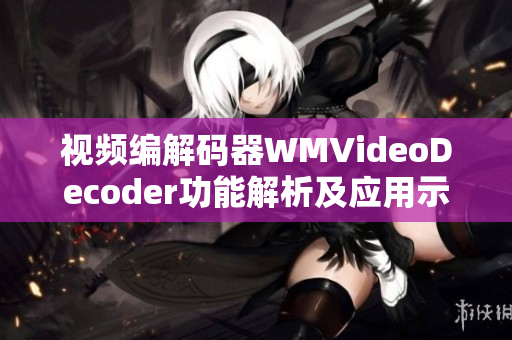 视频编解码器WMVideoDecoder功能解析及应用示例