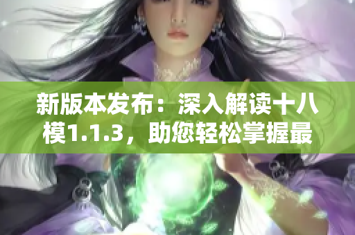新版本发布：深入解读十八模1.1.3，助您轻松掌握最新功能和优化内容