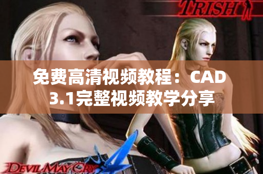 免费高清视频教程：CAD 3.1完整视频教学分享