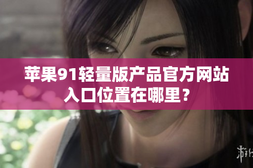 苹果91轻量版产品官方网站入口位置在哪里？