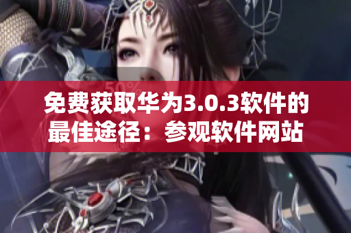 免费获取华为3.0.3软件的最佳途径：参观软件网站