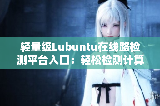 轻量级Lubuntu在线路检测平台入口：轻松检测计算机网络连接状态