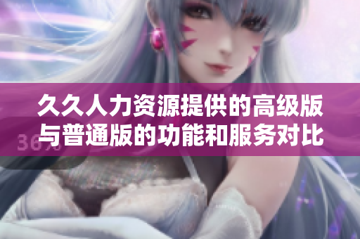 久久人力资源提供的高级版与普通版的功能和服务对比详解