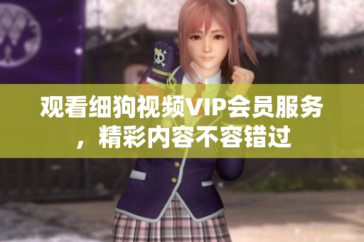 观看细狗视频VIP会员服务，精彩内容不容错过