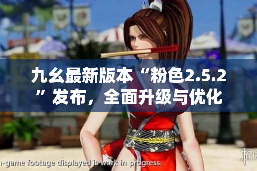 九幺最新版本“粉色2.5.2”发布，全面升级与优化
