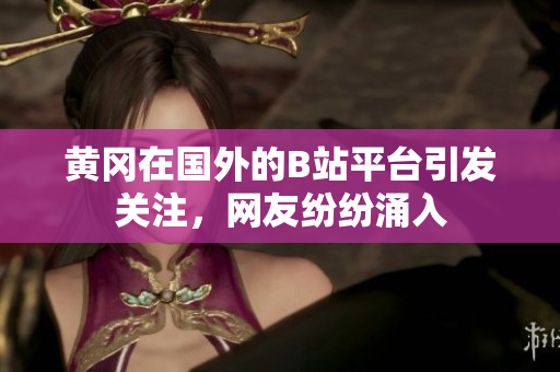 黄冈在国外的B站平台引发关注，网友纷纷涌入